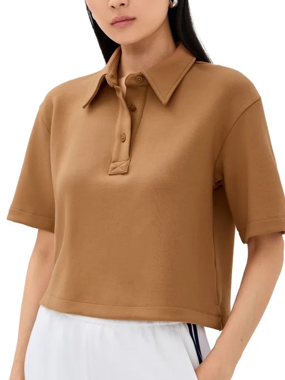 LE BOP Josephine Polo Top & Kate Skirt in camel